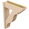 Ekena Millwork 8-in W x 28-in D x 36-in H Funston Slat Rough Cedar Woodgrain TimberThane Outlooker, Primed Tan OUTUR080X28X36FST24RCPR - alternate 5